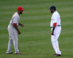 Let's hope Papi gave Torii some pointers on coming back in the ALCS!  (Photo courtesy of Kelly O'Connor/sittingstill.net and used with permission.)