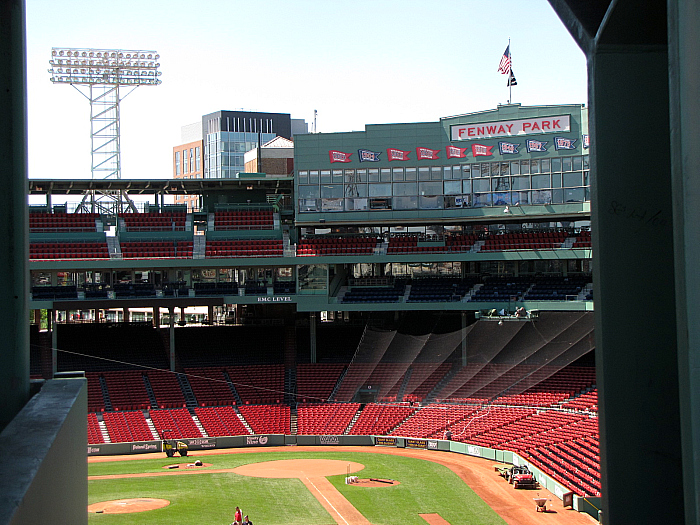 Fenway from The Monster (taken by Cyn during a Fenway tour this year)