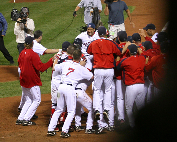 One of  my favorite, and many, Manny memories that I got to witness live.  Photo from Game 2 of the 2007 ALDS courtesy of Kelly O'Connor/sittingstill.net and used with permisson.
