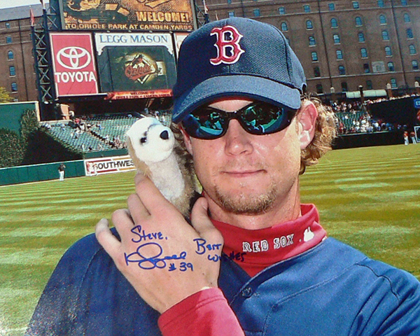 Happy Birthday Kyle! (Original photo taken by Donna Ellis.  Photo of the photo with the autograph taken by Kelly O'Connor.)